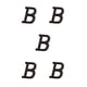 thumbnail image 3 of Bearachild Letras de Metal para casa, decoración de hierro impecable, placa para puerta, amplia aplicación, fácil de instalar, B17--B Type2 NO2, 3 of 6