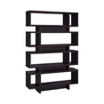 thumbnail image 6 of Reid 4-tier Open Back Bookcase Cappuccino, 6 of 7