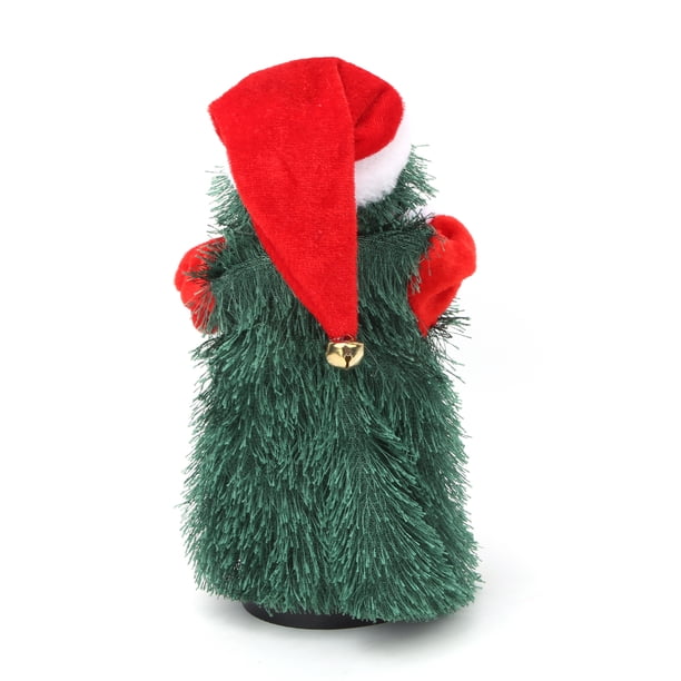 Muñeco de Papá Noel musical, 30 cm, adorable muñeco navideño bailando con forma de árbol, muñeco navideño eléctrico, estándares líderes en la industria