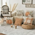 thumbnail image 3 of Housses de Coussin Citrouille Bonjour Automne 16 x 16 Pouces Décorations de Récolte d'Eucalyptus pour Canapé, 3 of 7