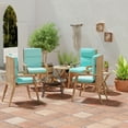 thumbnail image 2 of Jordan Manufacturing 44" x 22" Rectangular Outdoor Chair Cushion with Ties and Hanger Loop, 2 of 14