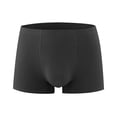 thumbnail image 2 of HAOTAGS Men's Underwear Boxer Briefs Breathable Cotton Regular Mens Boxer Briefs Underwear Men Pack Black Size XL, 2 of 3