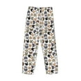thumbnail image 3 of Vsdgher Cute Cats Print Mens Pajama Pants Sleep & Lounge Pants, PJ Bottoms With elastic waistb and Pockets, 3 of 5