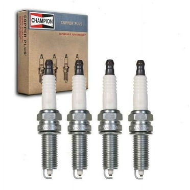 4 pc Champion Copper Plus Spark Plugs compatible with Kia Soul 1.6L 2.0L L4 2010-2018
