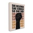 thumbnail image 3 of Stupell Industries She Believed She Could Empowering Motivational Saying,36 x 48, Design by Lettered and Lined, 3 of 5