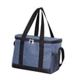 thumbnail image 1 of simhoa Sac à Lunch Isolé Réglable, Portable Réutilisable Double Fermeture Éclair Bleu, 1 of 8