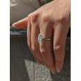 thumbnail image 6 of solitaire jewels 2.5 CT Marquise Solitaire Moissanite Engagement Ring For Women, 18K White Gold, 6 of 9
