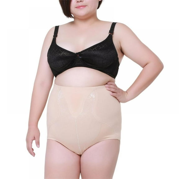 Women's Tummy Control Panty Body Shaper High Waist Seamless Briefs Butt Lifter Shapewear