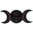 thumbnail image 5 of Crystal Display Holder in Moon Phase Shape Wooden Design for Home Cafe Office 1Set, 5 of 5
