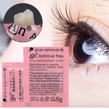 ANGGREK Eyelash Extension Remover Cream, Eyelash Adhesive Remover Cream,5g Eyelash Extension Remover Cream Glue Gel Removing Professional False