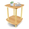 thumbnail image 1 of Mesa De Centro 2 Niveles Minimalista De Madera Mesa Lateral, 1 of 6