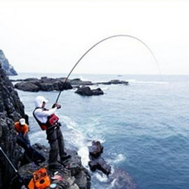 Small And Portable Telescopic Sea Pole Fishing Rod Fiberglass 1 8M 3 0M 2.4M Fangkenuo