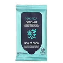 Pacifica Coconut Underarm Deodorant Odor Neutralizing Wipes 10 Count