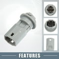 thumbnail image 3 of Unique Bargains License Plate and Marker Light Bulb Socket Connector 90075-99011 9915910232 for Scion TC 05-16, 3 of 6