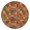 Pioneer Flower Floral-3, variant on Pioneer Flower Floral Print Pattern Round Fitted Tablecloth with Elastic Edge, Waterproof Dining Table Cover for Indoor Outdoor Camping and Daily Use