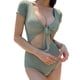 thumbnail image 1 of Traje de baño sexy de talle alto de una pieza para mujer con control de barriga, 1 of 7