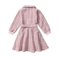 thumbnail image 3 of uukiA 12-24 Months And 2-5 Years Child Girl Long Sleeve Buttons Elegant A-line Knee Length Dress, 3 of 6