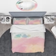 thumbnail image 3 of Designart 'Pink Dream' Geometric Duvet Cover Set, 3 of 4