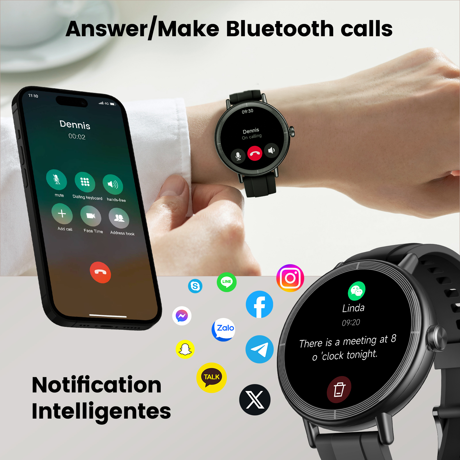 Cillso 1.27" HD Smart Watch for Men with Bluetooth Calling photo 7