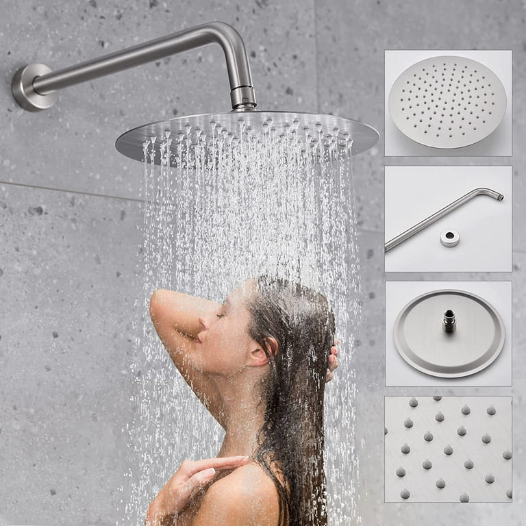 Shower System, Wall Mounted Shower Faucet Set for Bathroom with High P –  Gabrylly