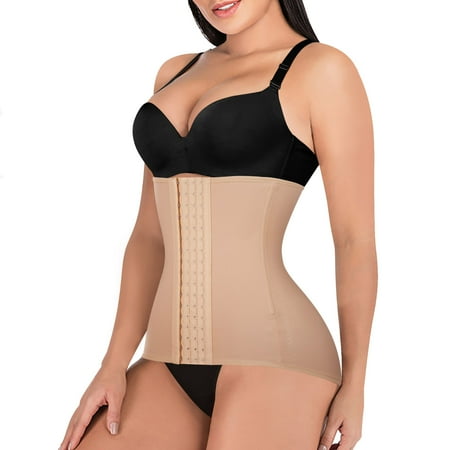 

Eleady Women Back support Waist Trainer Recovery Support Pelvis Belt Body Shaper Invisible Comfy Underwear Postpartum Belly Wrap (Beige 3X-Large)