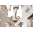 thumbnail image 5 of Oaks Aura Cottage Chic Crown Rustic Wood Chandelier 6-Light Farmhouse Wooden Pendant, 5 of 9
