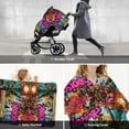 thumbnail image 6 of Car Seat Cover Baby - Graffiti Lamp Urban Scene Breathable Infant Car Seat Cover for Baby Carseat, Lightweight Comfort Baby Essentials Must Haves Newborn Stuff for Girl Boy, 6 of 7