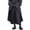 A-Black1074, variant on SONXAHE Wrap Skirt Layer Wide Leg Pants for Men Tie Waist City Street Long Trousers