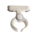 thumbnail image 3 of Soporte de baño para bebé, soporte ergonómico plegable para bañera, accesorio de baño con asas suaves, ideal para bebés y niños. Gris, 3 of 8