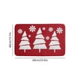 thumbnail image 3 of Qocolhg Outdoor Christmas Decorations Indoor, Christmas Rug Christmas Snowflake Rugs Christmas Tree Carpet Washable Non Slip Absorbent Easy Care Holiday Decor For LivingRoom Bath Door Festive Carpet, 3 of 7