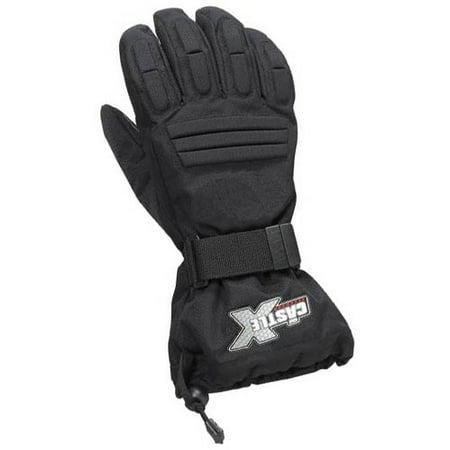 Castle X Platform Mens Snowmobile Gloves Black