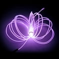 thumbnail image 1 of Tira de luces de neón MaxLax EL Wire, color morado, 10 m, con paquete de baterías, 1 of 7