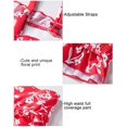 thumbnail image 2 of Maillots de Bain Bandeau 2 Pièces Taille Haute pour Femmes, 2 of 4