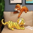 thumbnail image 3 of Tiger Peluches Réalistes Jouets en Peluche Animal Sauvage Féroce Simulation, 3 of 5