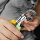 thumbnail image 1 of Cortaúñas para perros y gatos | Diseño de mango de cola de pez | Hoja en forma de media luna | Tope de seguridad ajustable | Empuñadura suave antideslizante | Herramienta de corte manual |, 1 of 5