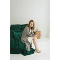 thumbnail image 4 of Pavish Export Linen Duvet Cover In Forest Green Washed Soft Linen Quilt Cover Set With 2 Matching Pillow Sham Twin, 4 of 5
