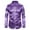 Purple, variant on AherBiu Men's 70s Button down Shirts Long Sleeve Sequin Slim Fitted Lapel Collar Tops Fashion Retro Party Tees Top
