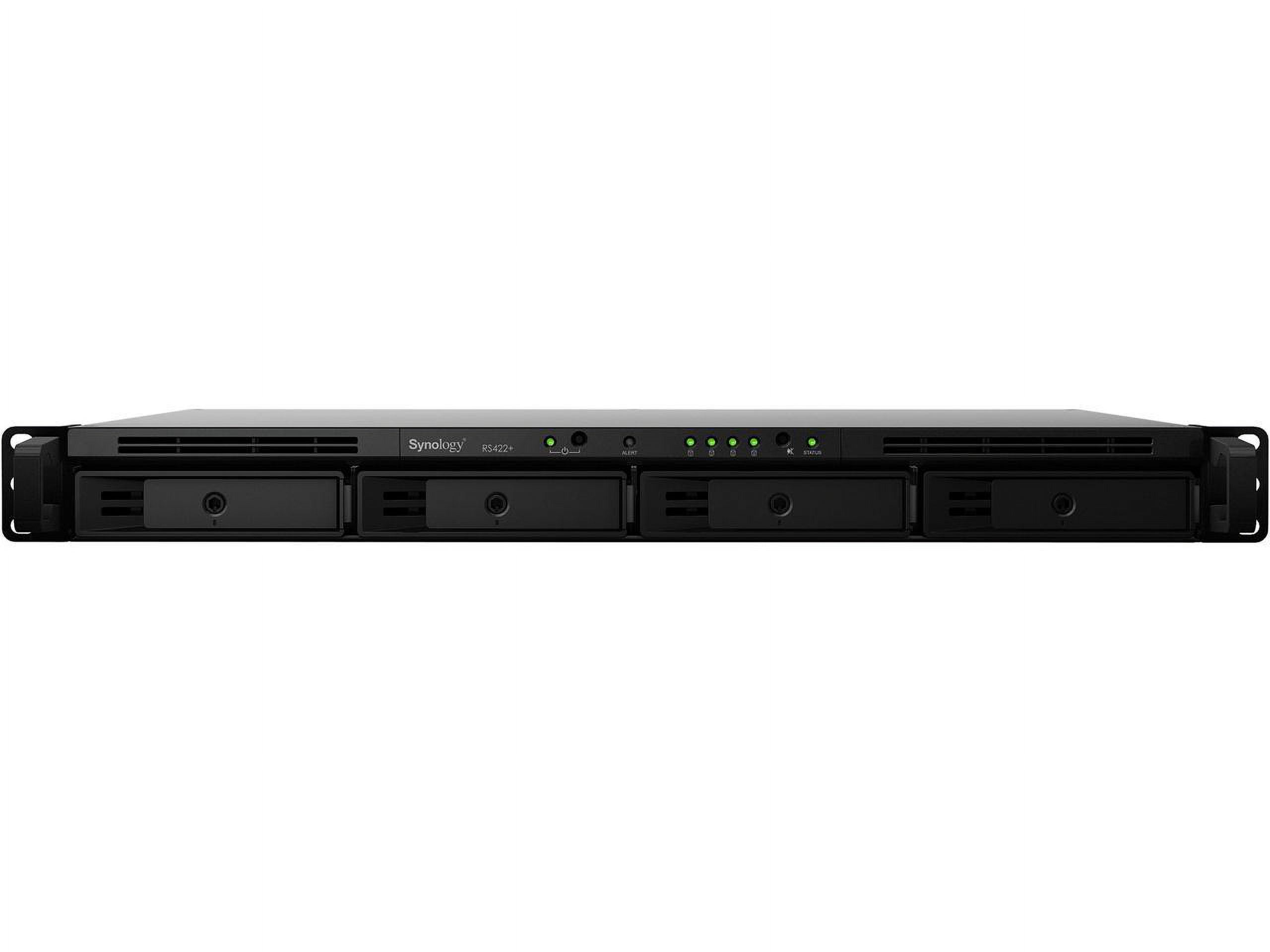 Synology RackStation RS422+ SAN/NAS Storage System - 1 Ryzen R1600 Dual-core (2 Core) 2.60 GHz - 4 x HDD Supported - 0 x HDD Installed - 4 x SSD Supported - 0 x SSD Installed - 2 GB RAM DDR4 SDRAM ...