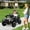 Black, variant on Rugerasy Ride On Truck Car, 12V Ride On Toy with Parent Remote Control, Steering Wheel Music, 4-Wheel Spring Suspension, Led Lights, 2 Speeds,Electric Vehicles for Age 3-5,Blue