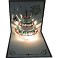 thumbnail image 5 of Tarjetas de cumpleaños emergentes en 3D, luz LED, pastel de cumpleaños, música, tarjetas postales, tarjetas de cumpleaños troqueladas holográficas, 5 of 5