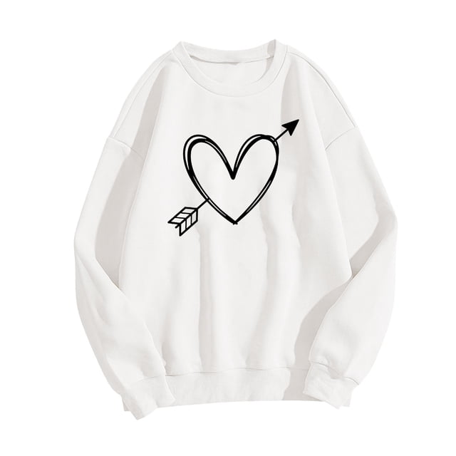 EQWLJWE Chemisiers d'Été à Manches Longues Mode pour Femmes Imprimé Décontracté T-Shirt à Manches Longues à Col Rond Hauts Vêtements d'Automne pour Femmes