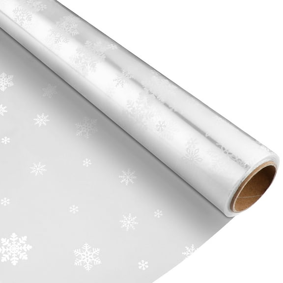 Uonlytech Christmas Cellophane Wrap Roll Assorted Colors for Holiday Wrapping