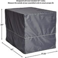 thumbnail image 4 of Lightweight 42-inch Dog Crate Cover,  Washable, Reduces Barking & Chewing, Light Gray, 4 of 5