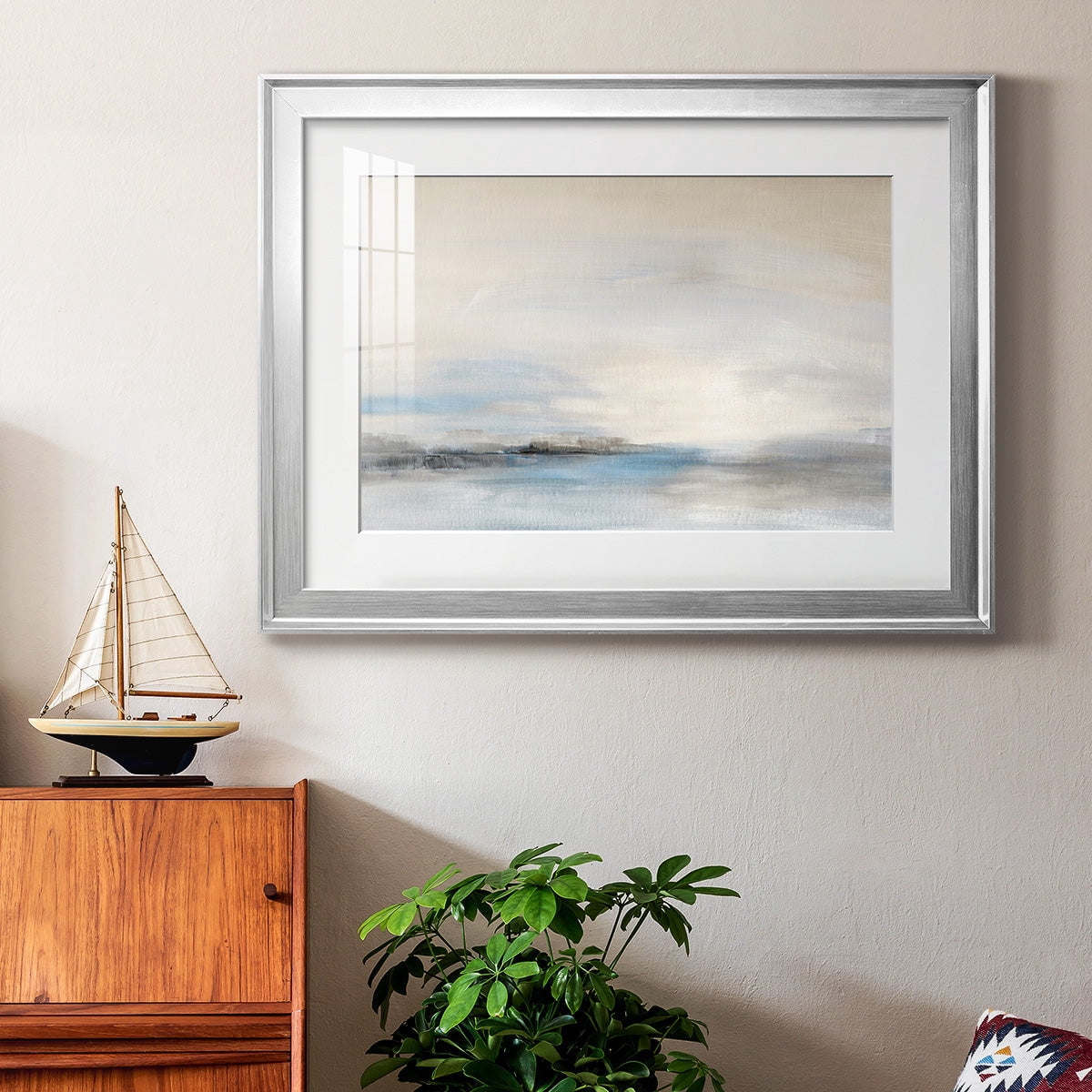 Soft Distance Premium Framed Print - Ready to Hang