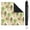 Plants-205, variant on 31.5x31.5 Square Plants Mahjong Pad Made of Premium Grade Rubber with Anti-Slip Surface Texture and Noise Dampening Properties for Board Games Card Games and Tiles