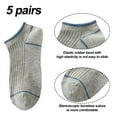 thumbnail image 2 of Breathable Ankle Socks men Running Athletic No Show Socks Compression Cushioned Low, 2 of 5