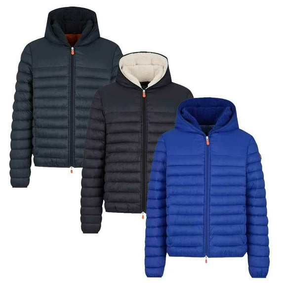 Save the Duck D39050M Men's Nathan Faux Fur Lined Hooded Jacket