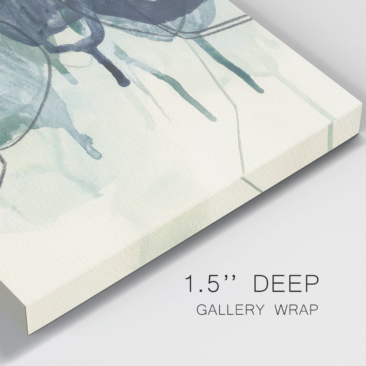 Wexford Home Chainlink Verdigris II-Premium Gallery Wrapped Canvas, 10" x 10" - Ready to Hang