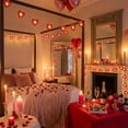 thumbnail image 5 of cpengpj LED Wooden Heart String Lights 6m 40 LED Multicolor Battery Operated Romantic Valentine's Day Home Party Decor, 5 of 8