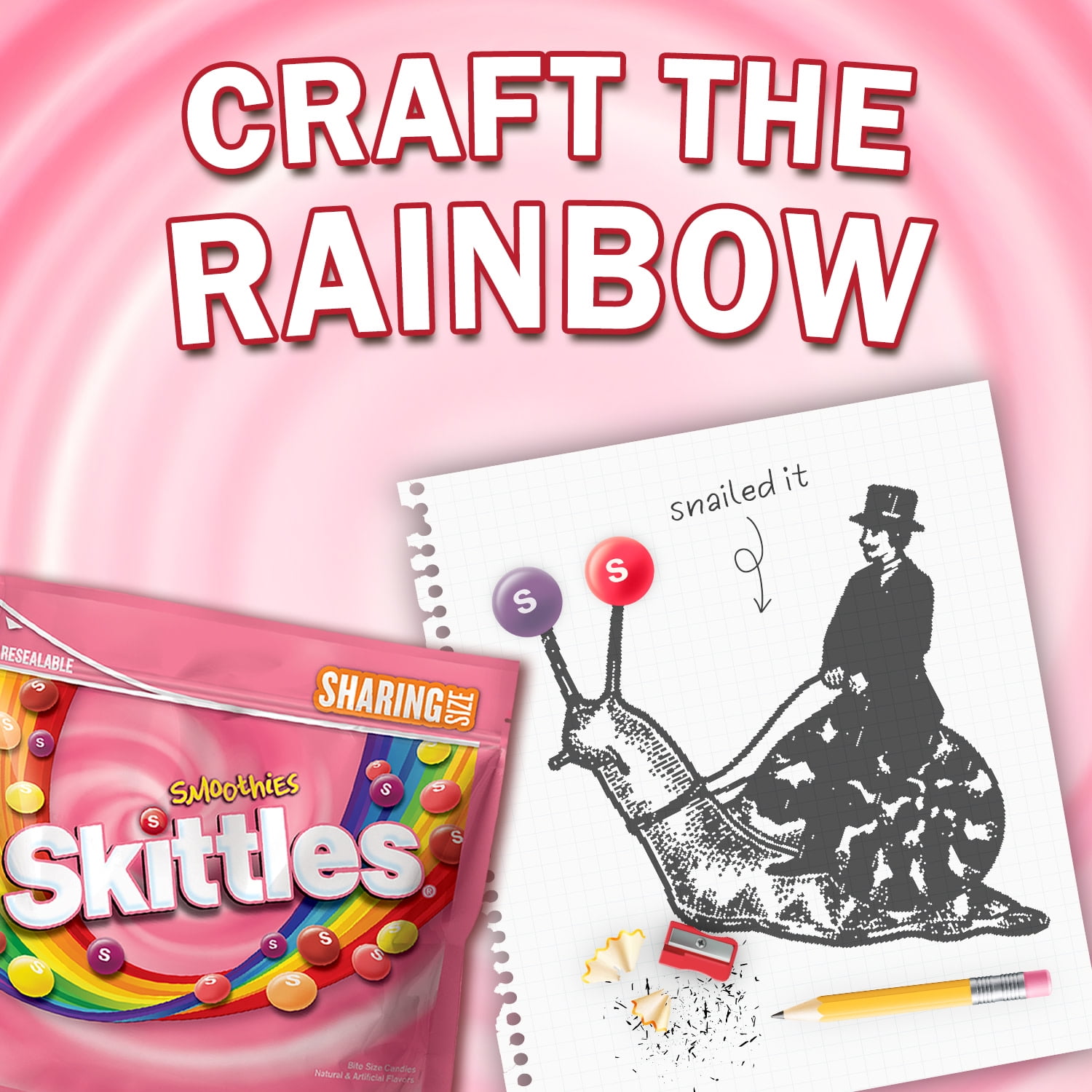 Skittles Smoothies Chewy Candy, Sharing Size - 15.6 oz Bag